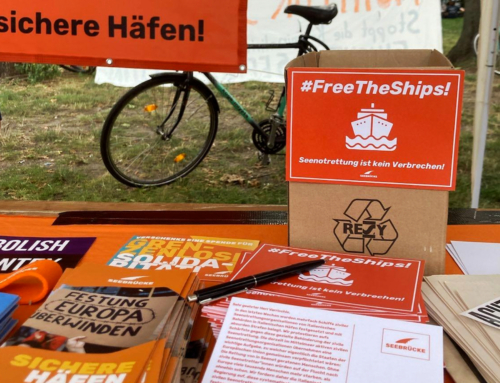 SEEBRÜCKE – SCHAFFT SICHERE HÄFEN: FREE THE SHIPS!